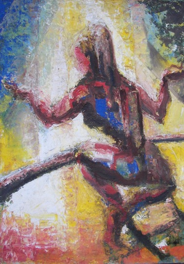 Leon Golub 1959 Abstract Delacroix Oil Painting
